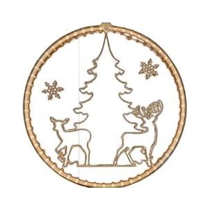 Tarrington House design led-kerstboom als decoratie, Ø 30 cm, acryl, 55 warm witte ledlampjes, 1,8 W - 504579