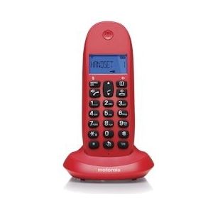 MOTOROLA C1001LB+ RED Draadloze vaste telefoon - 5055374701003