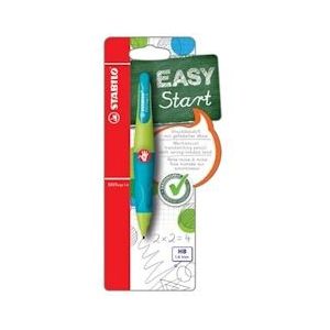 STABILO EASYergo vulpotlood, 1,4 mm, voor rechtshandigen, blister van 1 stuk, groen en marine - blauw Papier B-46902-5