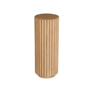 SIT M�öbel Tom Tailor Bloemkolom | T-Ribbed Bijzettafel Hoog | mangohout | naturel | B 25 x D 25 x H 66 cm | 12870-01 | Serie TOM TAILOR - bruin Massief hout 12870-01