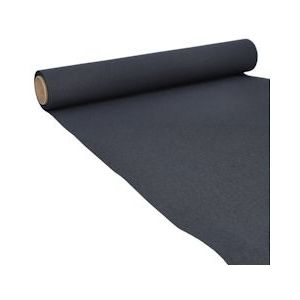 PAPSTAR, Tafellopers "ROYAL Collection" 5 m x 40 cm zwart - zwart Papier 82205