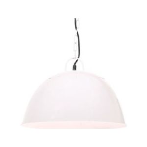 vidaXL Hanglamp industrieel vintage rond 25 W E27 41 cm wit - 320544