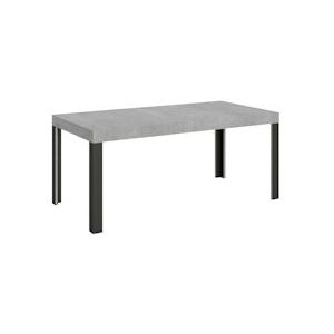 Itamoby Uitschuifbare tafel 90x180/284 cm Cement Line Antraciet structuur - VETALIN180ALL-CM-AN
