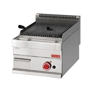 Gastro M lavasteen grill op gas 65/40 GRL - Roestvrij staal GL919