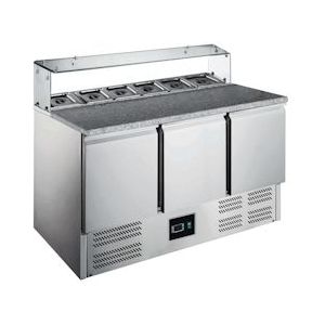 Saro Pizza werkbank met glazen top Model EPS 9 - SAR-465-1065