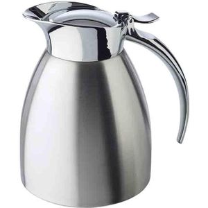 APS isoleerkan/thermoskan/warmhoudkan -ADVANCED- Ø 10,5 cm, H: 13 cm, 0,3 liter - zilver Roestvrij staal 10921