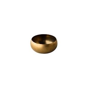 Stylepoint - Kom ELM1105G 11x5,5cm (goud), 400ml - Vintage Roestvrij Staal - goud Roestvrij staal ELM1105G
