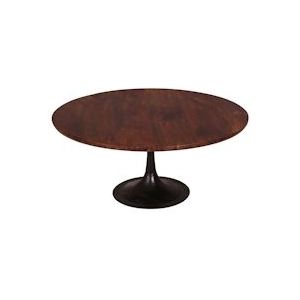 SIT Möbel Tom Tailor Coffee Table 80x80 cm | T-Modern Couch Table large | Mangohout | Serie TOM TAILOR | B 80 x D 80 x H 35 cm | Top antique brown - meerkleurig Multi-materiaal 12880-01