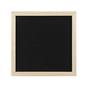 Securit® Klein Letterbord Met Houten Frame In Teak  30x40 cm|1 kg - zwart Massief hout WLB-TE-30-30