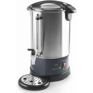 Lacor - 69486 - Percolator koffiezetapparaat, koffiepercolator, met 2 onafhankelijke verwarmingssystemen, roestvrij staal, capaciteit 6 liter, 1500W - 8414271694868