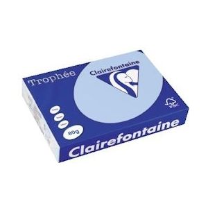 Clairefontaine Trophée gekleurd papier, A4, 80 g, 500 vel, blauw - 264752