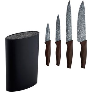 San Ignacio - Set van 4 Roestvrijstalen Messen - Grijs - Roestvrij Staal