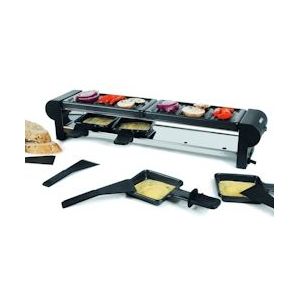 Boska Raclette Maxi 220V - voor Smelten en Grillen - 4 Personen - Zwart