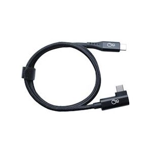 BACHMANN Ochno USB-C kabel schuin 0,7m zwart - 920.0011