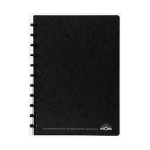 Atoma meetingbook, ft A4, zwart, geruit 5 mm - blauw Papier 5412831420233