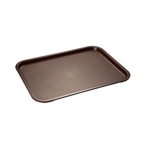 APS Set van 4 APS Fast Food tray/serveerplateau45 x 35,5 cm, h: 2 cm - bruin 67529