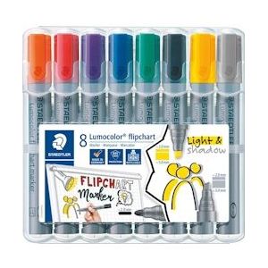 Staedtler merkstift Lumocolor Flipchart 8 stuks - 356 SWP8