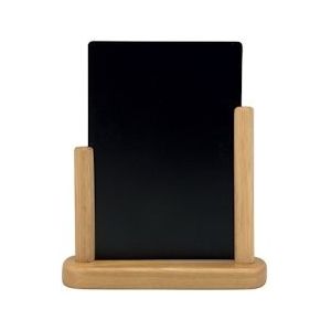 Securit® tafelkrijtbord Elegant "ME" met verwisselbaar krijtbord - bruin ELE-TE-ME