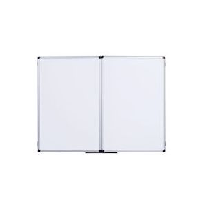 Bi-Office Maya Trio Whiteboard Van Gelakt Staal Met Aluminium Omlijsting En Pennenbakje, 1200 x900 mm - wit Staal TR02020509170