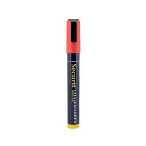 Securit® Originele Krijtstift Met Gebeitelde Punt In Rood 2-6 mm|0,3 kg - rood Kunststof SMA510-RD