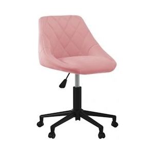 Eetkamerstoel fluweel V18 | vidaXL: Kleur - Roze - 3089037XL