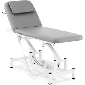 HELLOSHOP26 Comfortabele elektrische massagetafel max. belasting 150 kg grijs 14_0007748 - 3001328699782