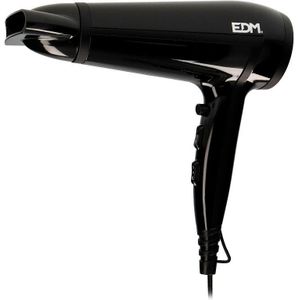 EDM - 07628 - Föhn - Zwart - 2000 W - Polypropyleen
