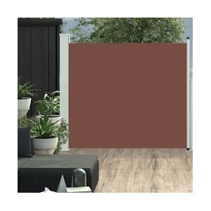 vidaXL Tuinscherm uittrekbaar 100x300 cm bruin - bruin 48375