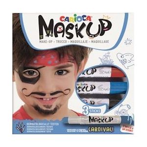 Carioca maquillagestiften Mask Up Carnival, doos met 3 stiften - 8003511430504
