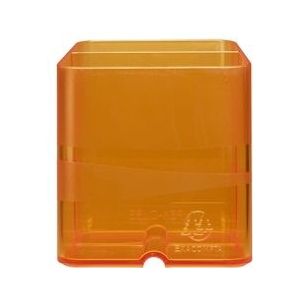 Exacompta 67746D 10x PEN-CUBE pennenhouder, Linicolor, oranje - oranje Synthetisch materiaal 67746D