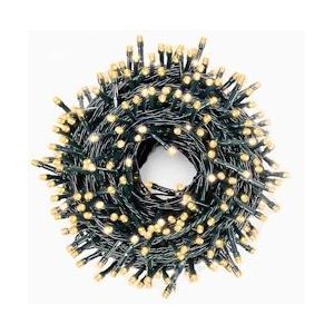 Meisterhome - 400 led - 30 m - Warm wit kerstverlichting - Aanloopsnoer 5 m - wit 5060457750045