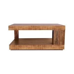 SIT Möbel Sofatafel | 1 plank | mangohout natuur | B 90 x D 60 cm H 40 cm | 19000-49 | Serie COUCHTISCH - bruin Multi-materiaal 19000-49