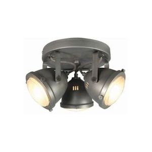LABEL51 - LED spot moto 3-lichts grijs - 1772-G10
