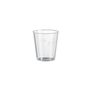 Plastic Shotglas Klein 20cc (PS) - 1.000 st/ds. - transparant Synthetisch materiaal 8714816007864