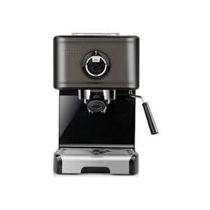 Black & Decker BXCO1200E - Volautomatische koffiemachine - Zilver
