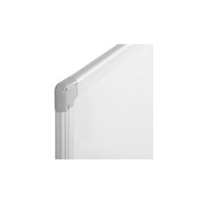 Bi-Office Earth Whiteboard Van Gelakt Staal Met Aluminium Omlijsting En Pennenbakje, 90x60 cm - wit Staal MA0306790