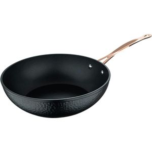 San Ignacio Copper - Wok Ø28x7,8cm van gesmeed aluminium in matzwart - zwart Q5137
