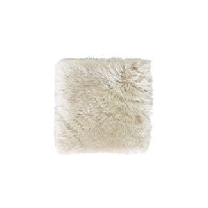 Stoelpad schapenvacht linnen vierkant - stoelkussen LxB - beige 18960