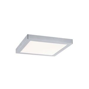 Paulmann LED-paneel Abia  hoekig 300x300mm  22W 2200lm 2700K Chroom mat 70982 - zilver Kunststof 70982