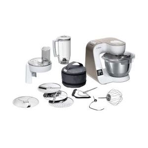 Bosch MUM5 - MUM5XW20 - Keukenmachine - 1000W - 3,9L - Met Weegschaal en Timer - Champagne
