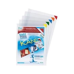 Tarifold tas Kang Easy Clic hoeken in geassorteerde kleuren - blauw Papier 3377991947797