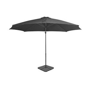 vidaXL Parasol met paraplubak antraciet - zwart 8719883591827