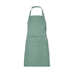 Chefs Fashion - Keukenschort - Donker Mint Schort - 2 zakken - Simpel verstelbaar - 71 x 82 cm - one size groen textiel SchortDnkr-Mint-9570