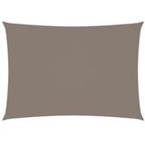 vidaXL Voortent Oxford stof Rechthoekig 3x4 m Taupe - bruin 135430