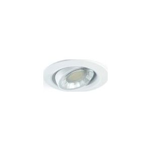 Verstelbare ronde LED-inbouwspot Dimbaar 8W IP44 3000k - 3952