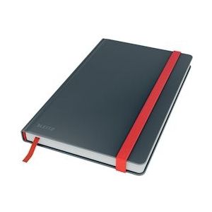 Leitz Cosy notitieboek met harde kaft, voor ft A5, gelijnd, grijs - 4002432567263