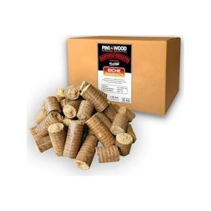 15 kg Harthoutbriketten 100% eiken PINI, open haard, brandhout, grill, eikenbriketten, briketten met lange brandduur - Massief hout RIK-EI-15