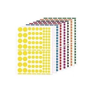 Agipa Stickers 1.040 stuks, cirkels - blauw Papier 3270241192193