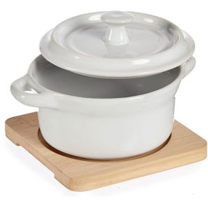 San Ignacio VESSIA - Ronde keramische braadpan 200 ml - Keramiek SANR494