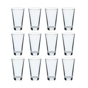 Borgonovo Bierglas Tapper 33 cl 12 stuks - transparant Glas 8002713008993